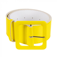 Riem neon geel, 115x15cm