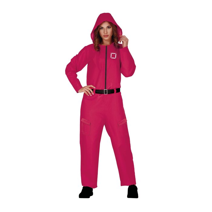 Fiestas Guirca Gamer soldaat kostuum dames rood