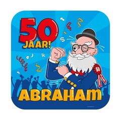 Huldeschild Abraham cartoon