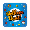 Huldeschild Welkom thuis cartoon