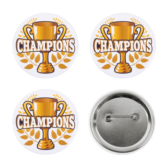 Set 4 Buttons 'Champions'