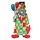 Wanddeco clown met ballonnen 60 cm.