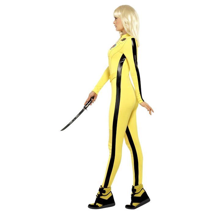 Smiffys Kill Bill dames jumpsuit geel