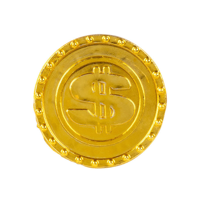 Set Piratenaccessoires (telescoop 18 cm, dolk 23 cm, amulet en 2 munten)