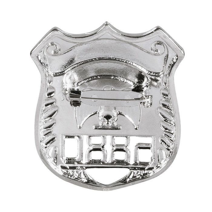 Politie set (pet, partybril, badge & knuppel)