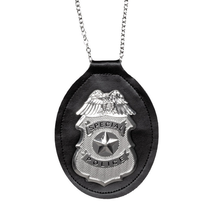 Special police set (bril, ketting, badge)