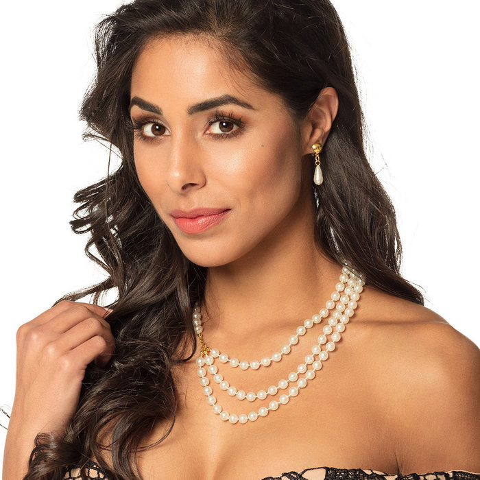 Boland Juwelenset Pearl (oorbellen en ketting)