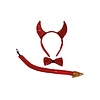 Duivel set 3-delig rood