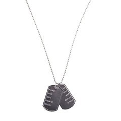 Naamplaatje/dogtag leger 2stuks