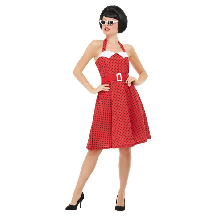 Smiffys 50s Rockabilly Pin Up kleedje dames