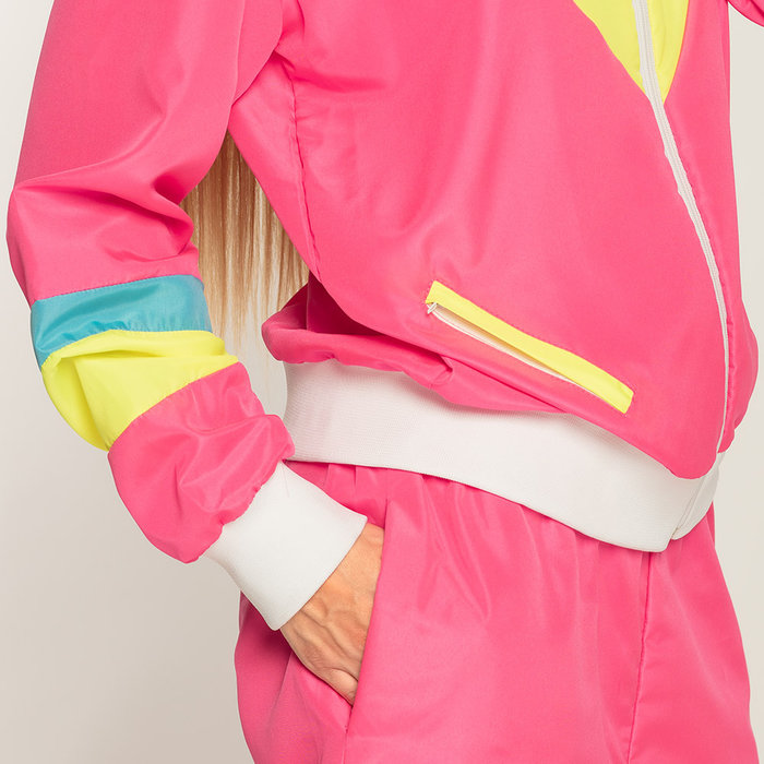 Boland Trainingspak Retro Babe neonroze + bandana