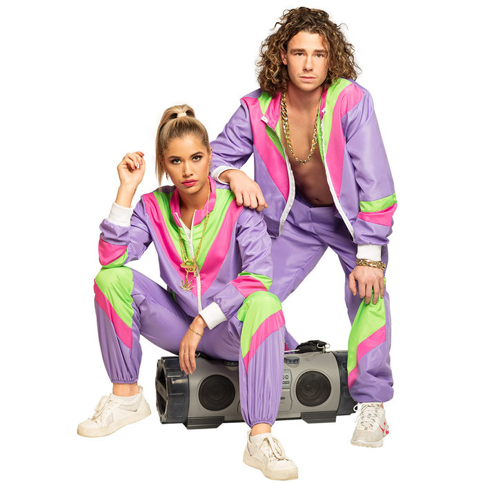 Boland Trainingspak Retro dude paars