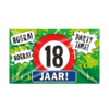 Gevelvlag '18 jaar' 90x150cm