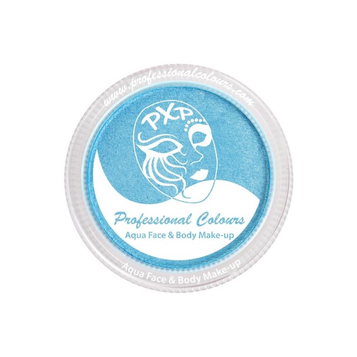 PXP waterschmink 30 gr metallic pearl sky blauw