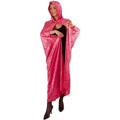 PartyLine Cape met kap roze