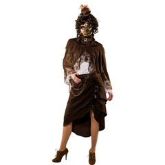 Steampunk Cape bruin