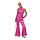 Disco groovy jumpsuit roze dames