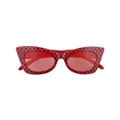 Funny Fashion Bril rock 'n roll rood