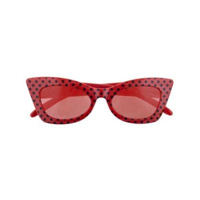 Funny Fashion Bril rock 'n roll rood