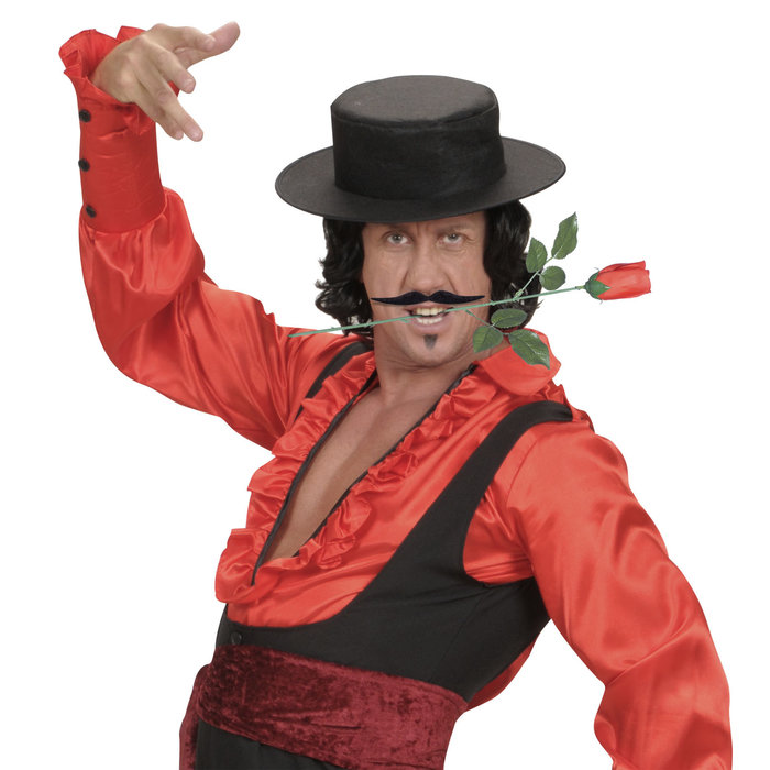 Widmann Rode roos plastic 44cm