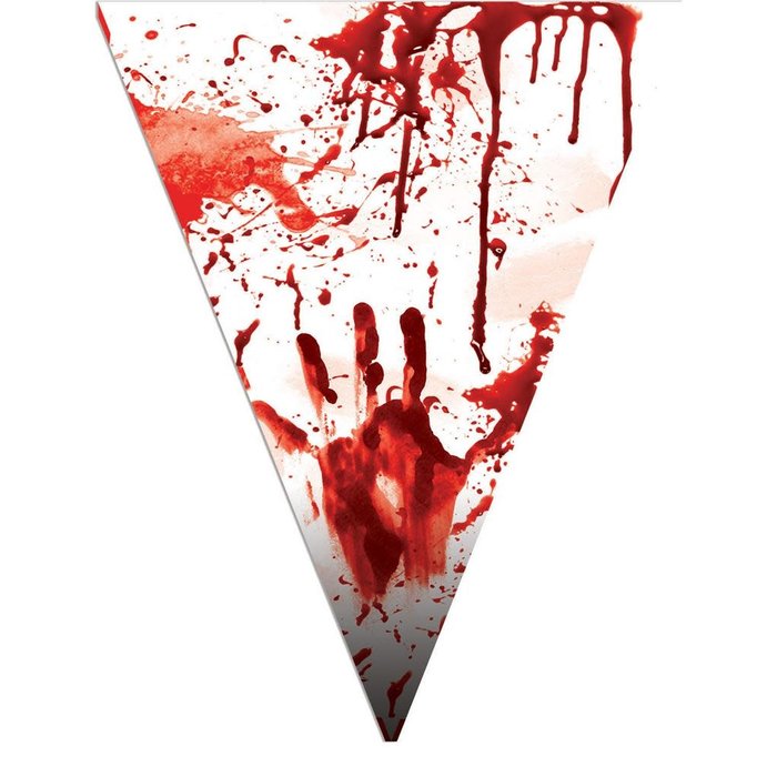 Vlaggenlijn 5m 10 vlaggen Bloodlust