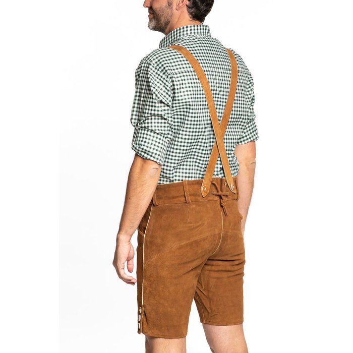 Tannhäuser Lederhose Anton licht bruin kort