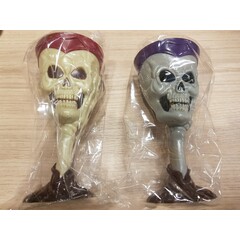 Halloween piraten drinkbeker luxe doodskop pvc