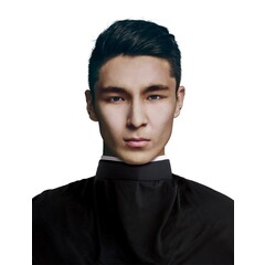 Kraag priester zwart