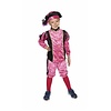 Comedia Piet kind velours roze/zwart