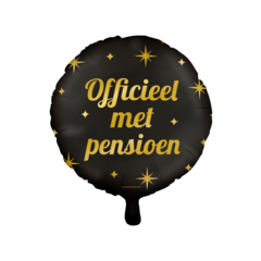 Classy folie ballon pensioen