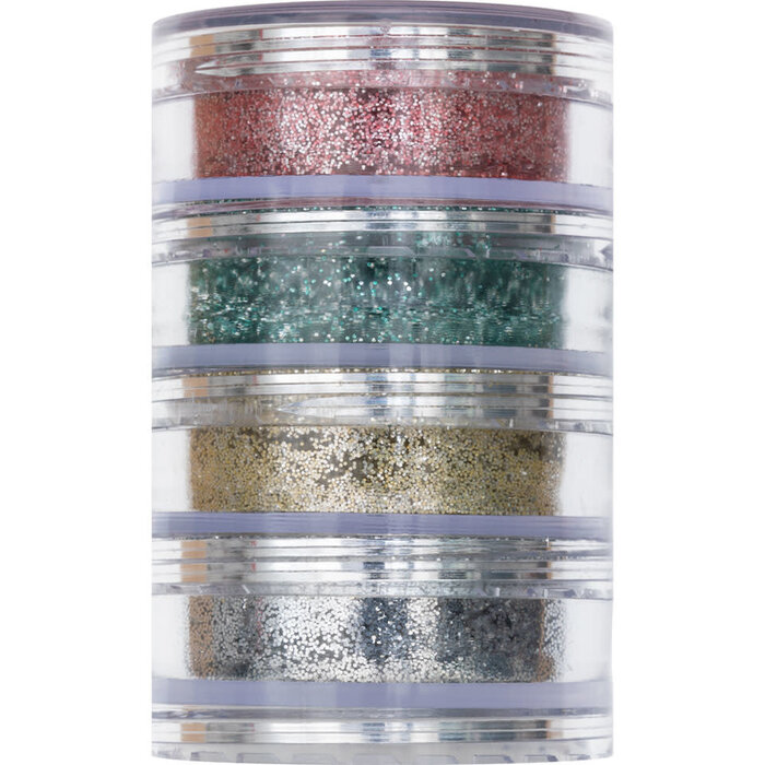 Kryolan Pintura glitters 4kleuren 5g