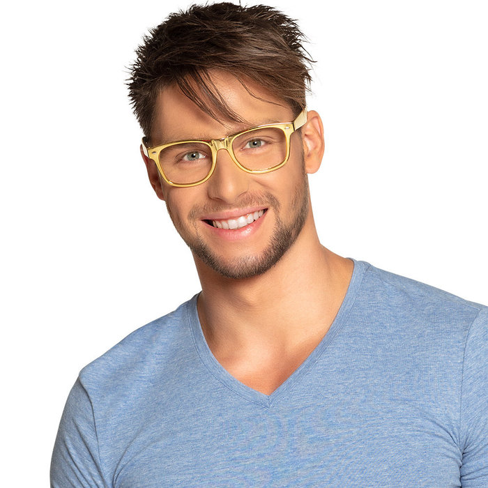 Boland Set 3 Partybrillen goud