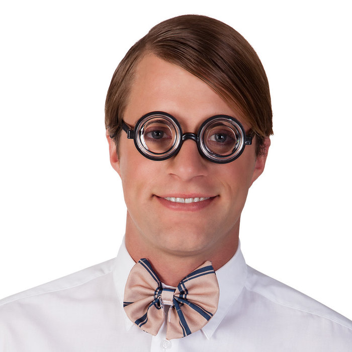 Bril nerd jampotglazen