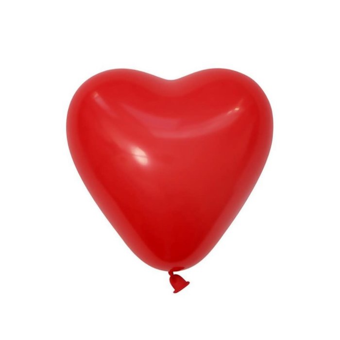 Ballon 'Hart' rood per 8st