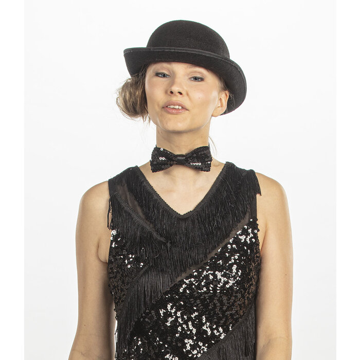 PartyLine Strik paillette zwart