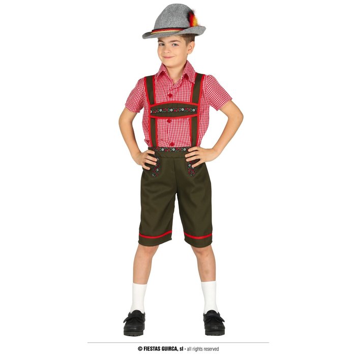 Fiestas Guirca Tiroler kostuum oktoberfest kind jongen