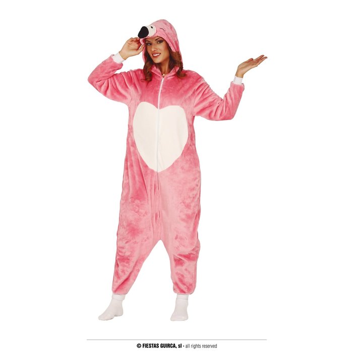 Fiestas Guirca Flamingo kostuum onesie