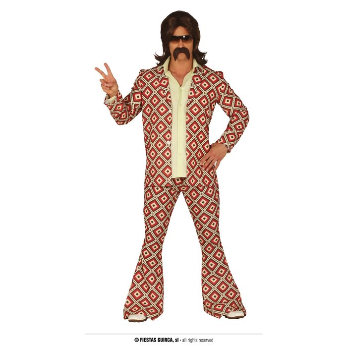 Fiestas Guirca Retro 70's kostuum man