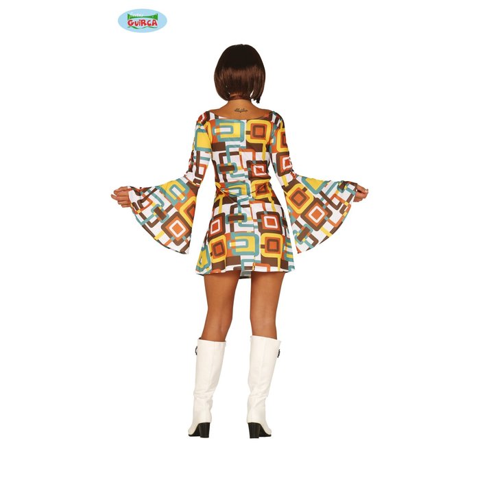 Fiestas Guirca Retro 70's kleedje dames