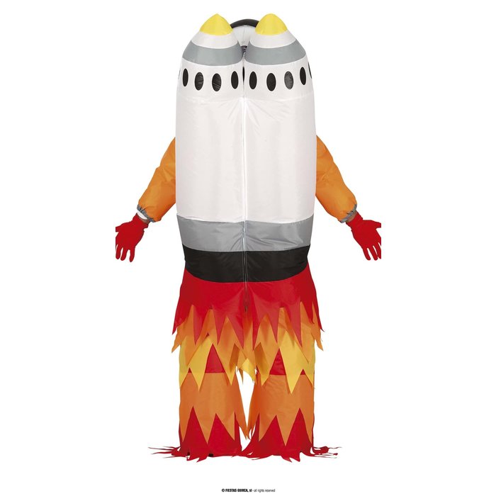 Fiestas Guirca Raket kostuum opblaasbaar