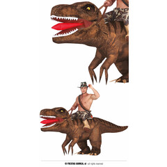 Fiestas Guirca Dinosaurus kostuum opblaasbaar