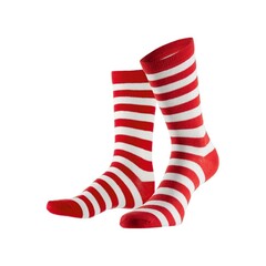 Sokken gestreept rood wit