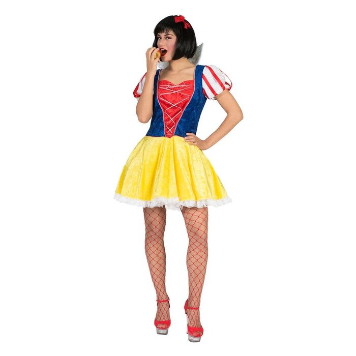 Funny Fashion Sneeuwwitje kleedje kort dames