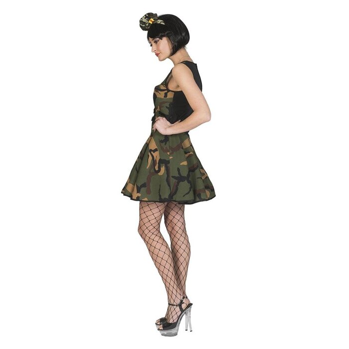 Funny Fashion Soldaat kleedje camouflage leger Angela