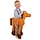 Paardenpak met bretellen one size kind
