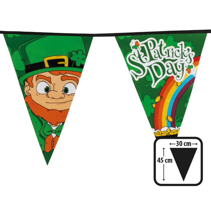 Boland Vlaggenlijn extra groot St Patrick's Day (45 x 30 cm)(8 m)