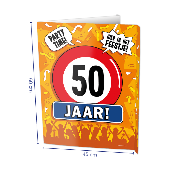 Paper Dreams Window signs - 50 jaar