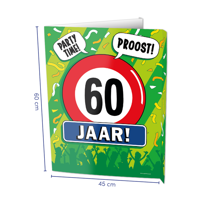 Paper Dreams Window signs - 60 jaar