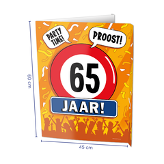 Paper Dreams Window signs - 65 jaar
