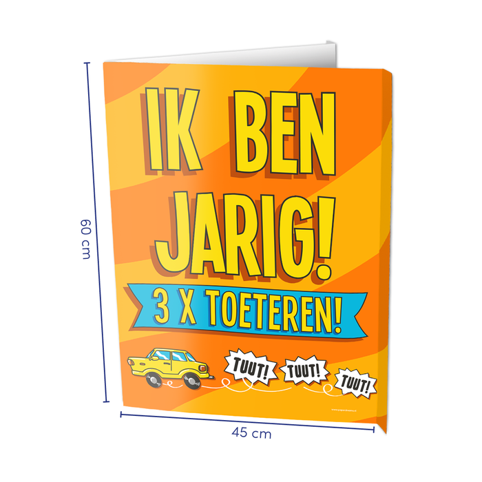 Paper Dreams Window signs - Van harte gefeliciteerd